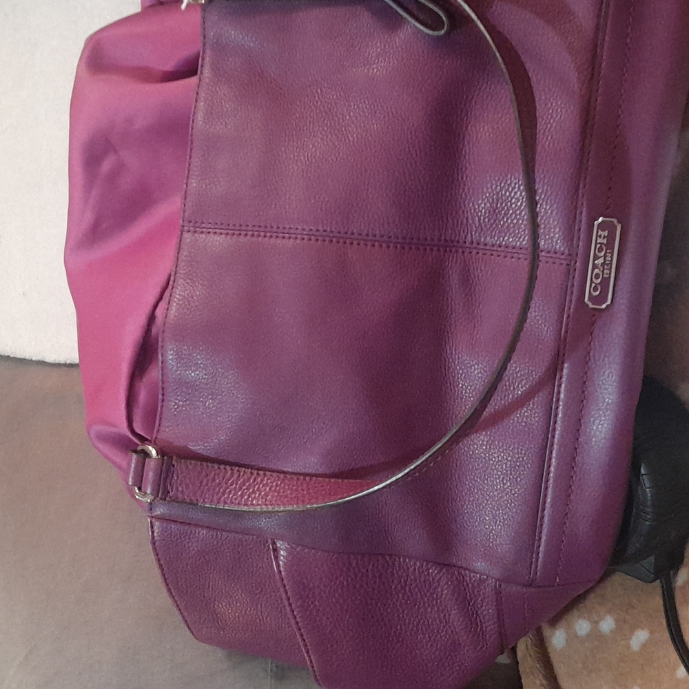 Coach Rich Purple Shoulder Bag - Picture 2 of 8